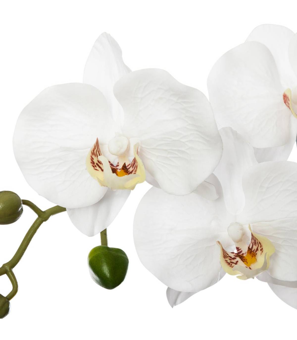 Plante artificielle Orchidée dans Pot en céramique H 50 cm - Image 2