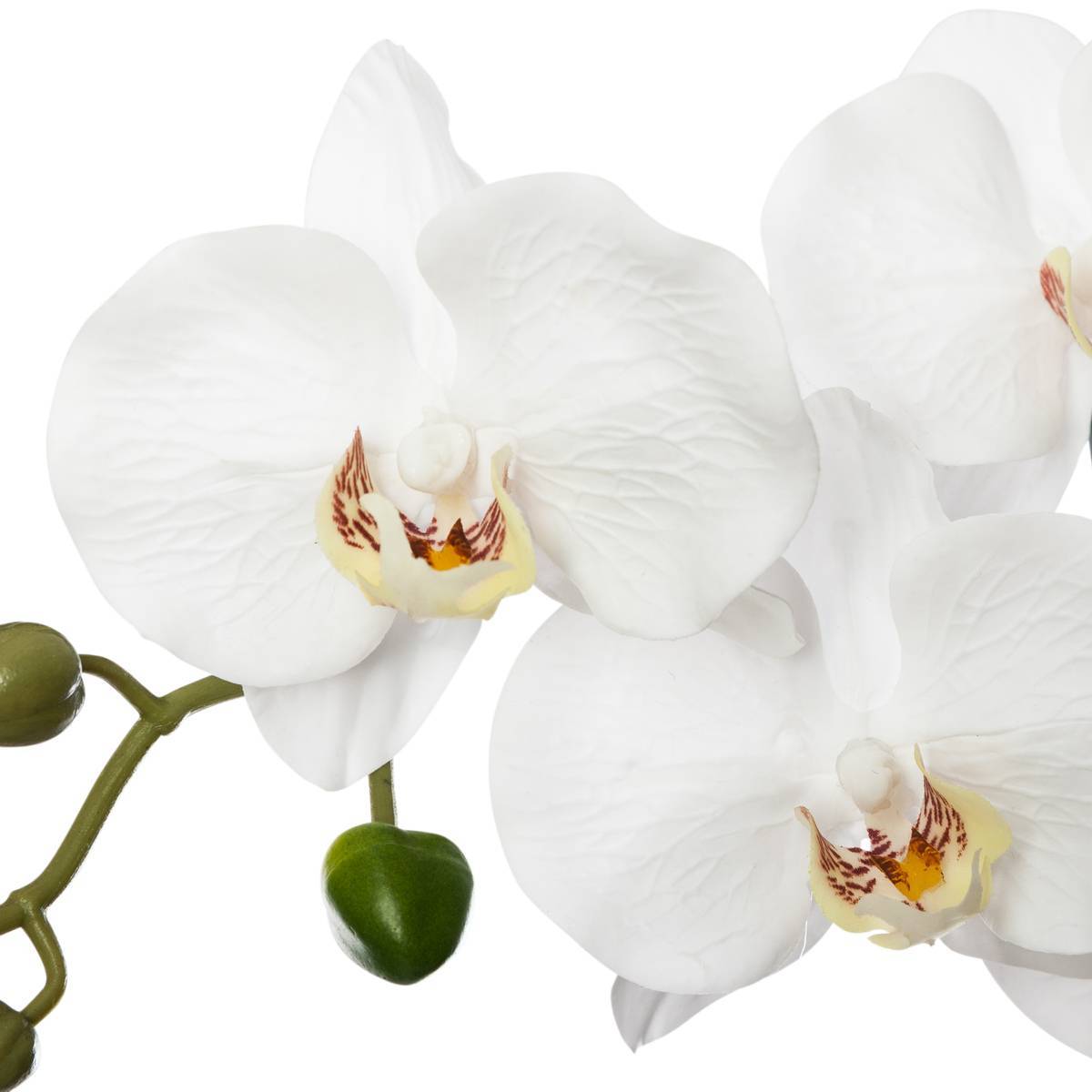 Atmosphera - Orchidée artificielle pot ciment H53cm - Atmosphera Créateur d'intérieur - Imagen 2