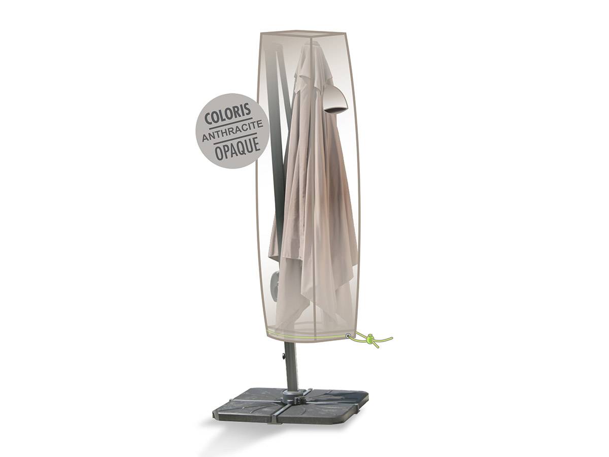 Housse de protection Cover Air pour parasol déporté jusqu'à Ø 5 m - Ø 45 x 240 cm - Jardiline - Imagen 1