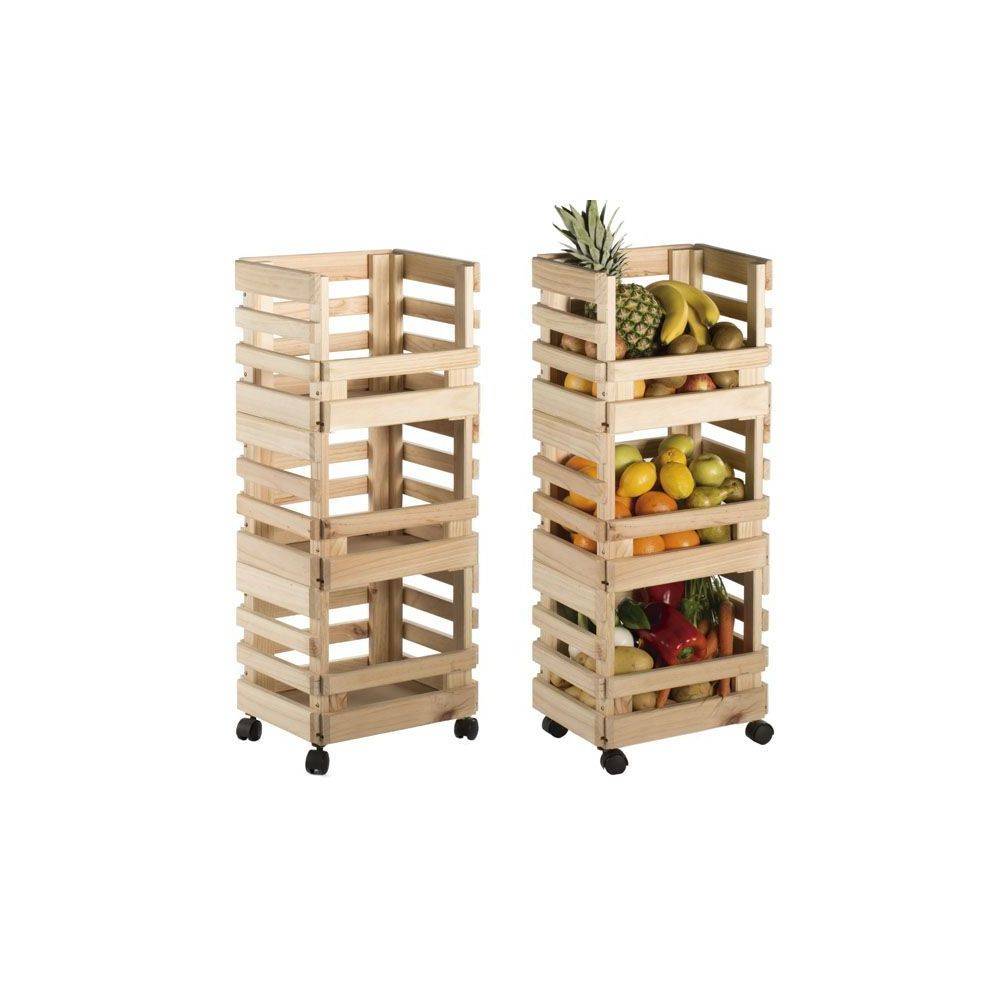Caisse de rangement sur roulettes Evolution (Lot de 3) - Imagen 4