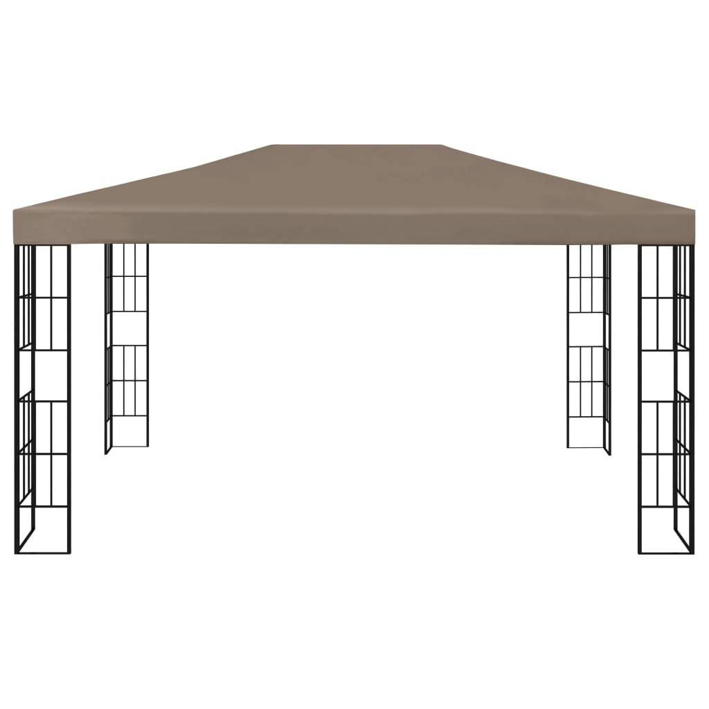Maison Chic - Pergola Jardin - Tonnelle de jardin - Belvédère 4x3 m Taupe MI44