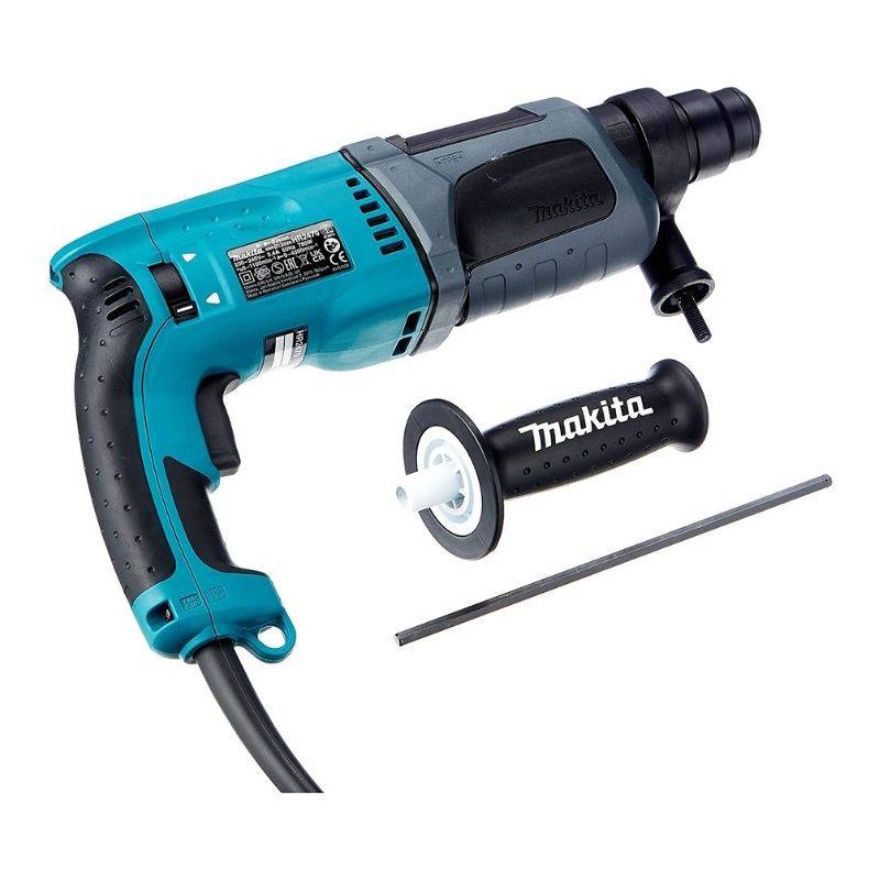 Perforateur burineur SDS Plus - 800W 26mm - MAKITA - avec coffret aluminium + Kit d'accessoires - HR2631FTX4 - Image 2