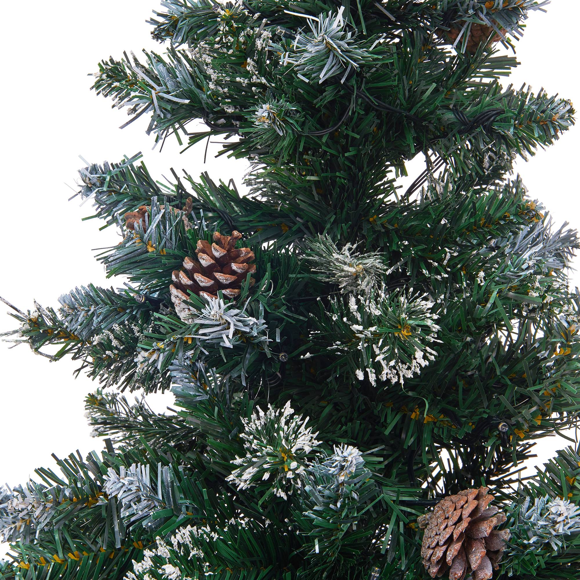 Beliani - Sapin de Noël PVC Vert foncé PALOMAR - Beliani - Imagen 4