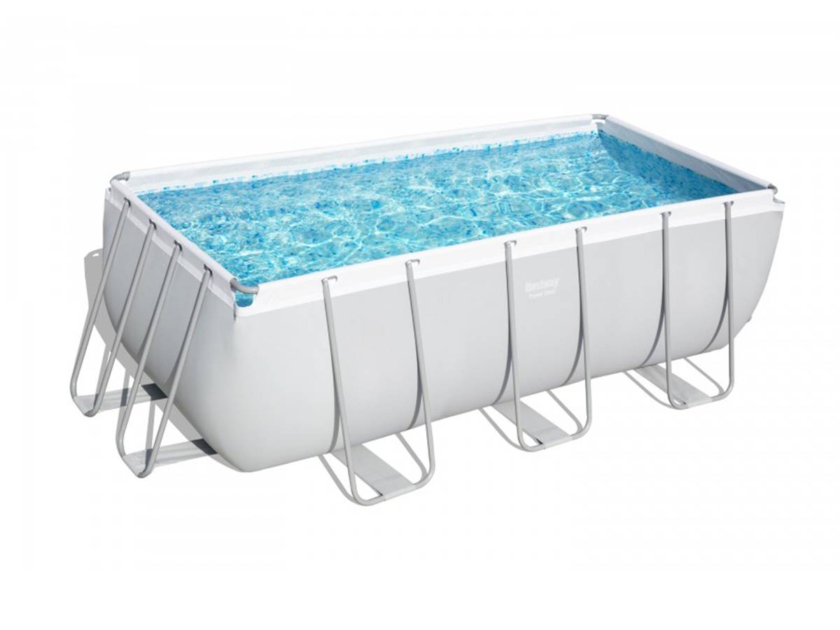 Bestway - Piscine tubulaire Power Steel rectangulaire 4,12 x 2,01 x 1,22 m - Bestway - Imagen 2