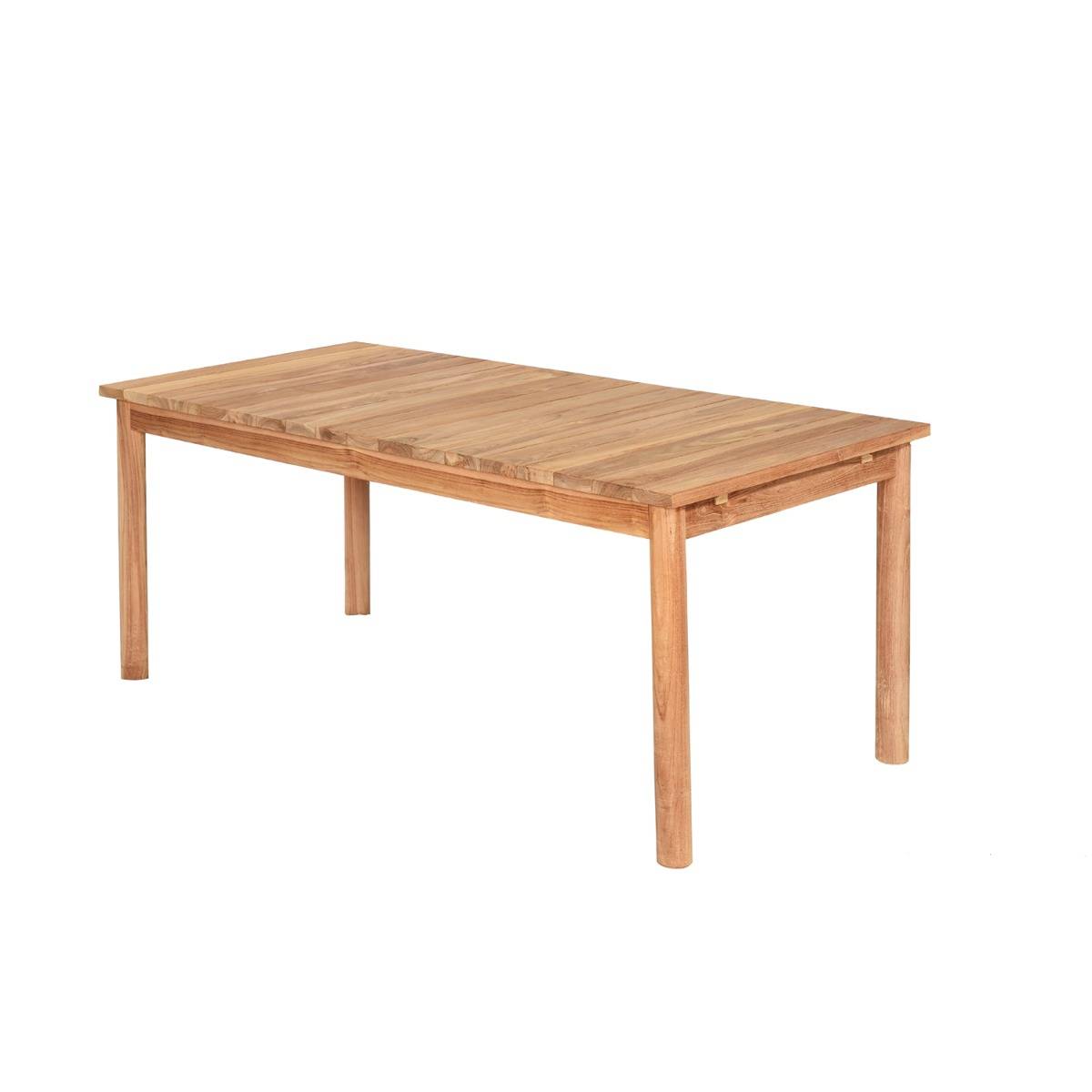 Table de jardin extensible rectangulaire teck massif 180/240 cm Auckland - TECK'Attitude - Image 4