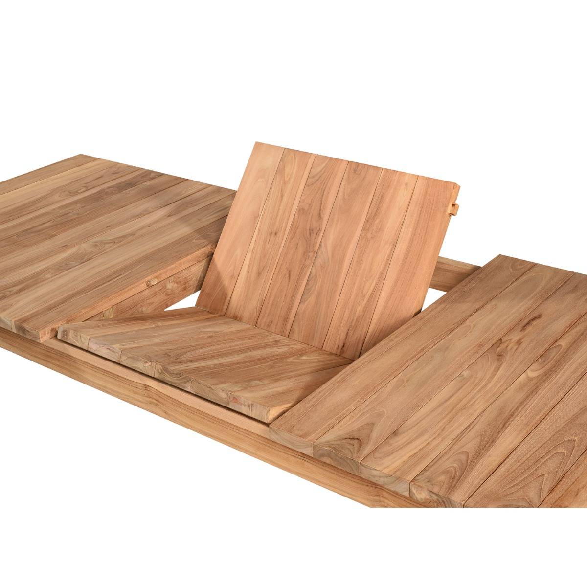 Table de jardin extensible rectangulaire teck massif 180/240 cm Auckland - TECK'Attitude - Image 5