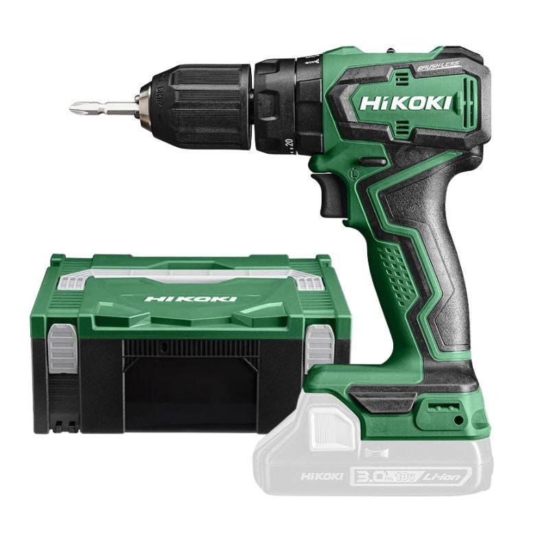 Perceuse-Visseuse à percussion 18V HIKOKI DV18DDW2Z 55 Nm en coffret HSC II (vendu sans batterie) Hikoki - Imagen 1