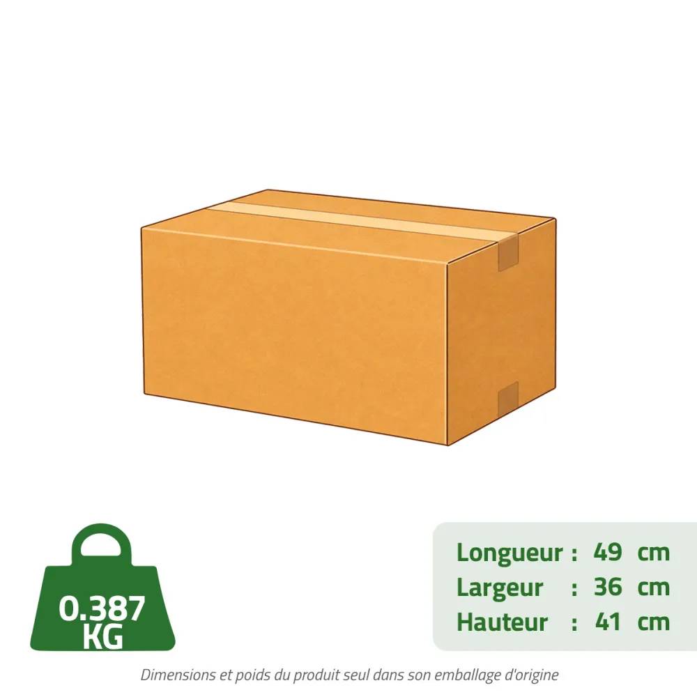 Renne couché noir 20cm - 16x6,5x20,5cm - Décoration Noël - Image 6