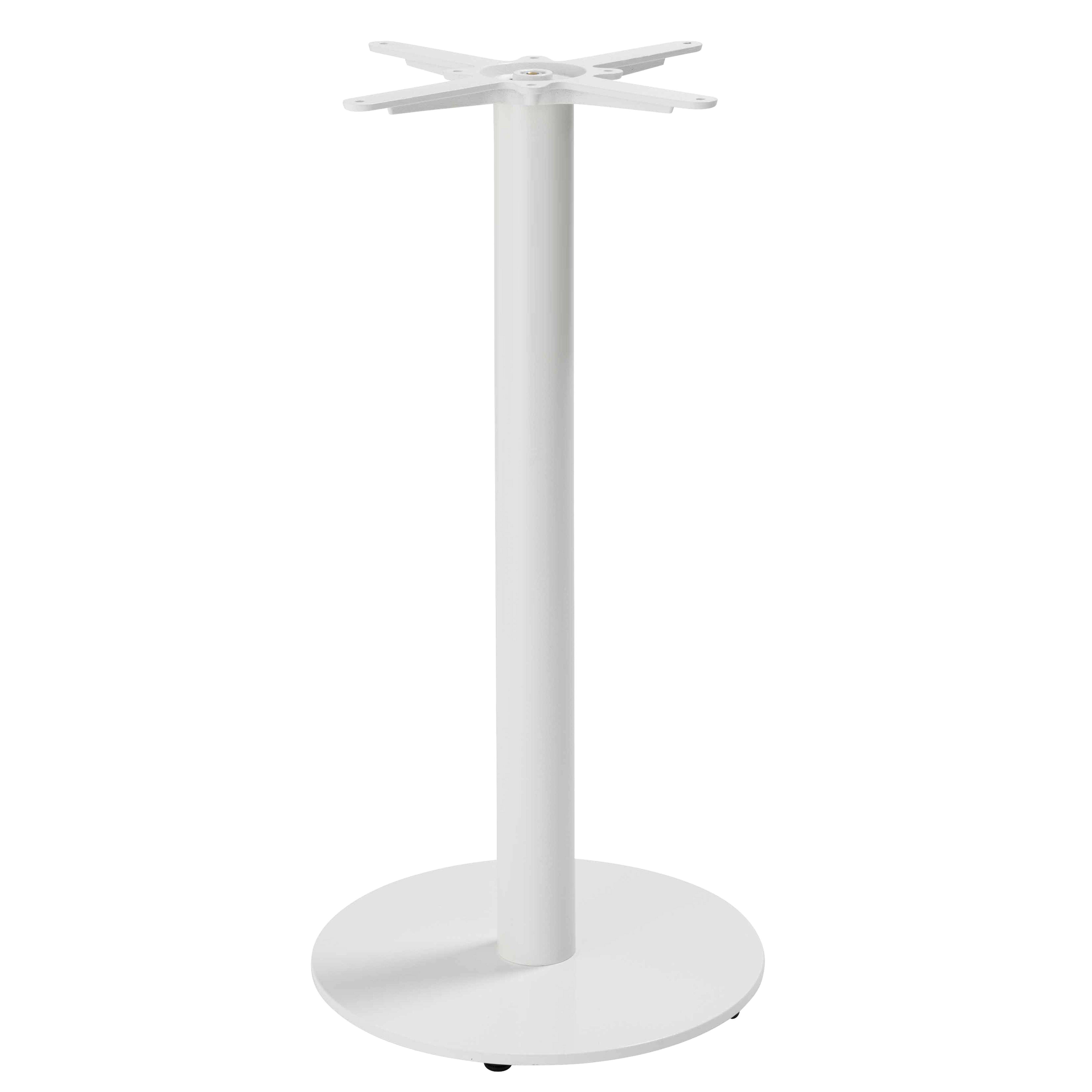 Oviala - Pied de table haut en acier et fonte blanc Dover Dover - Oviala - Imagen 2