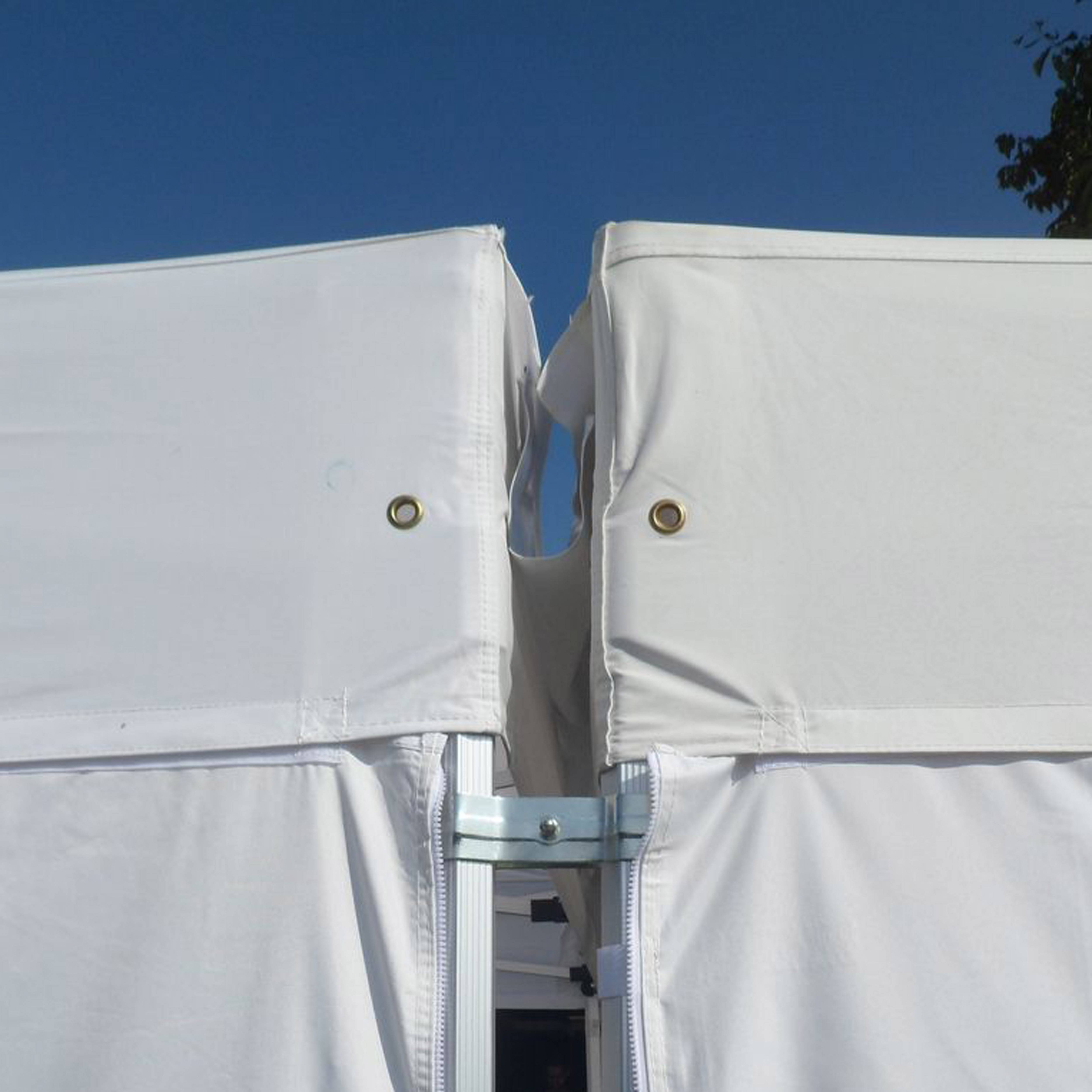 Oviala - Gouttière pour tentes pliantes 3m 300gr/m2 blanc  - Oviala - Imagen 3