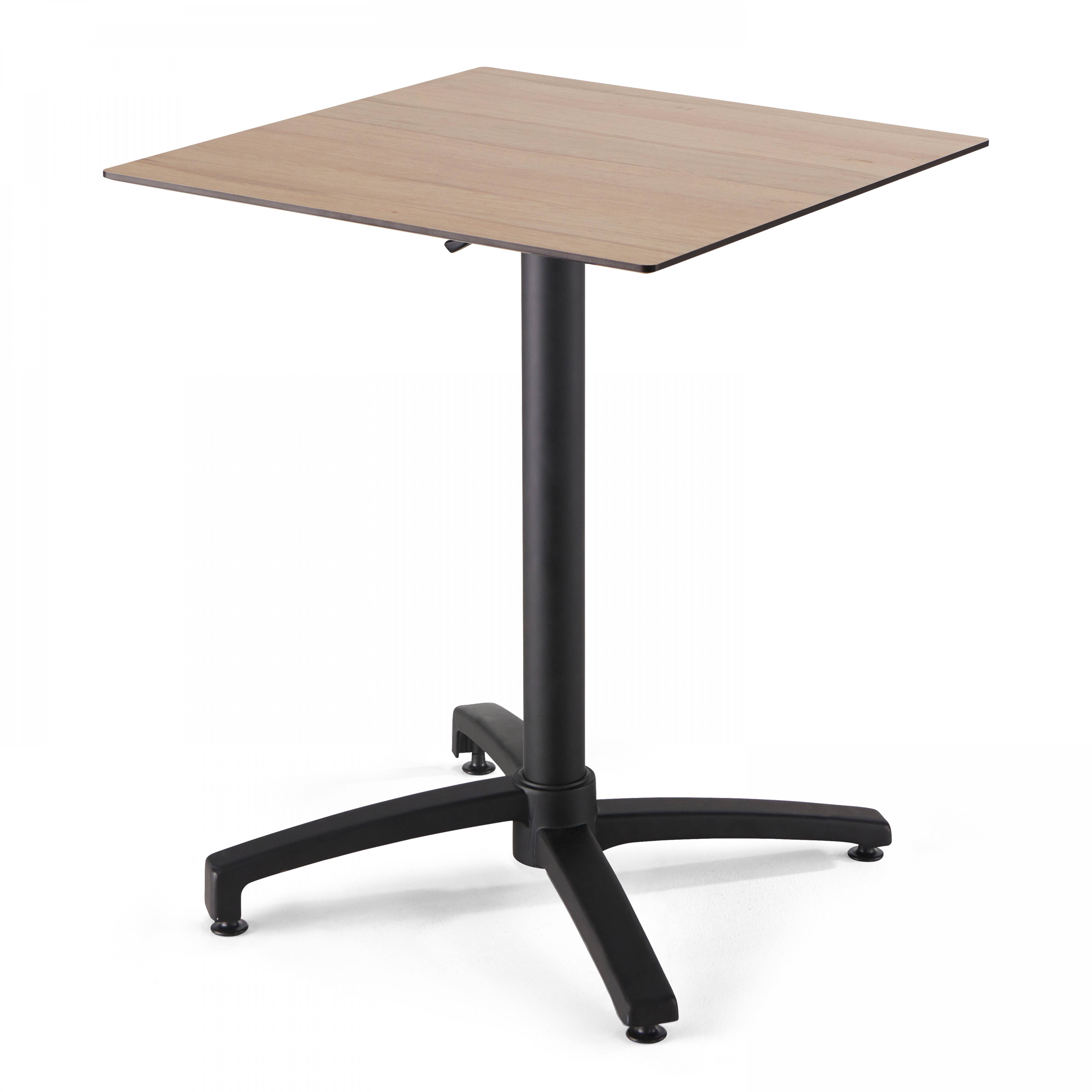 Oviala - Table de terrasse 60 cm inclinable chene clair Opéra - Oviala - Imagen 1