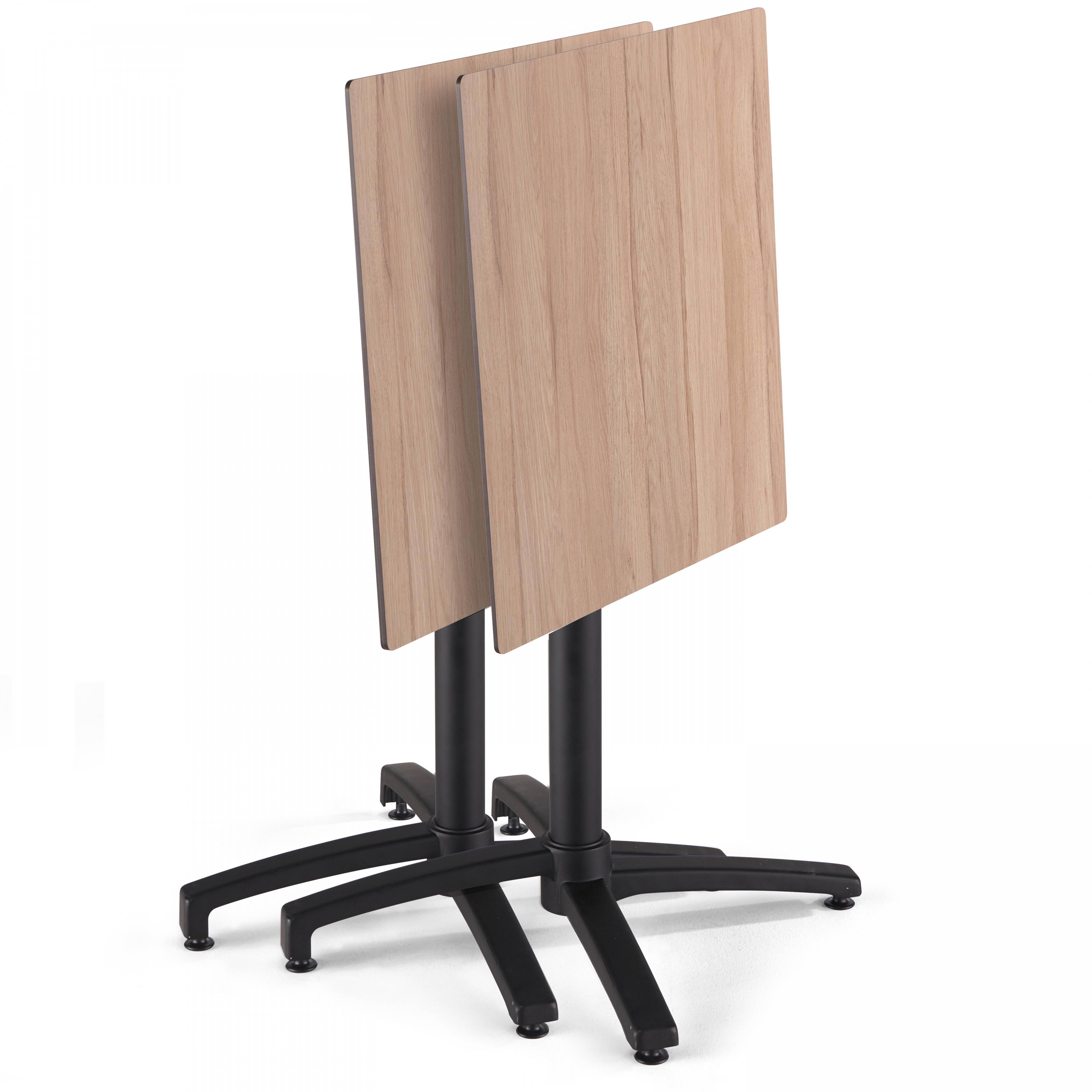 Oviala - Table de terrasse 60 cm inclinable chene clair Opéra - Oviala - Imagen 2