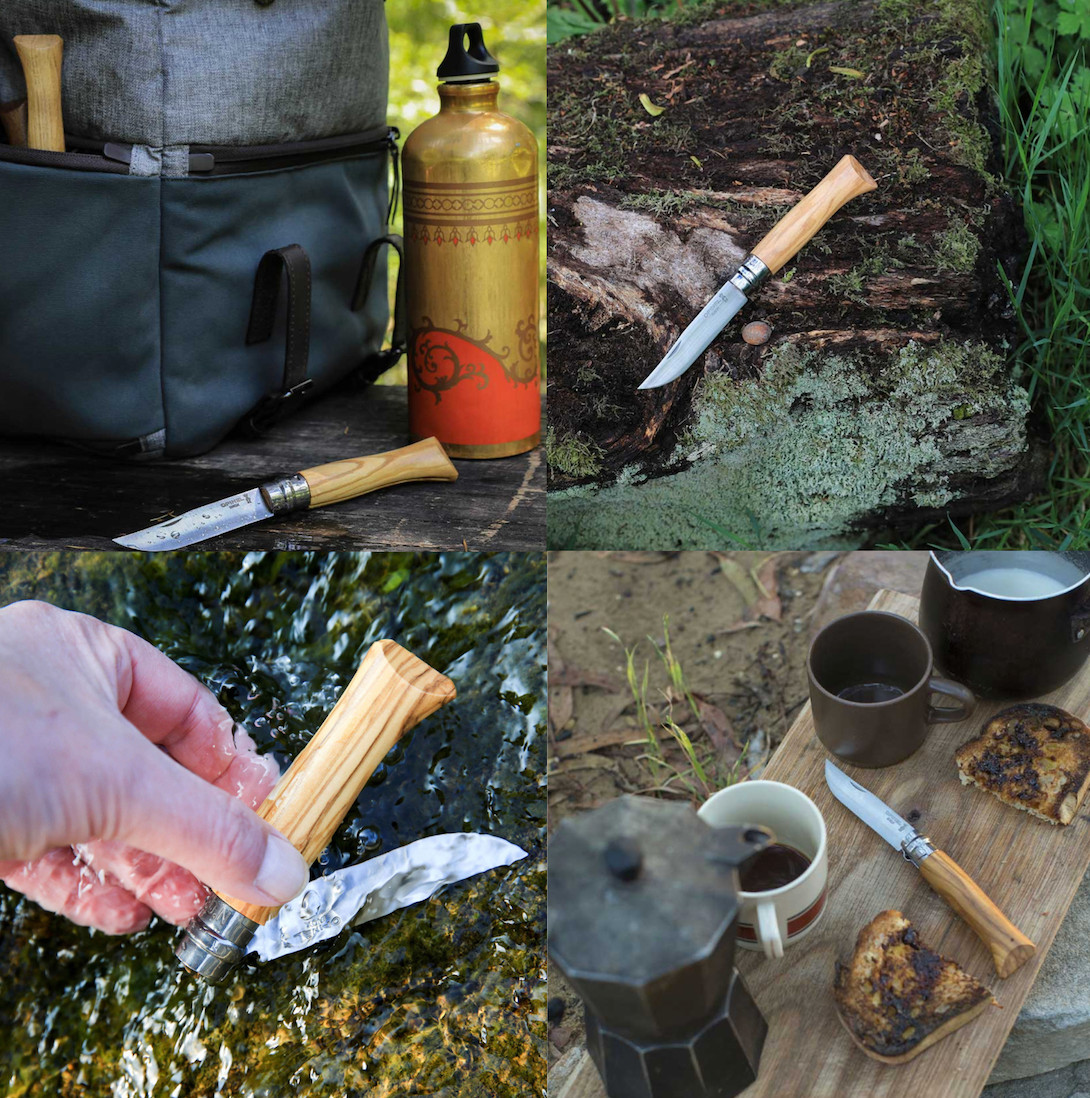 Opinel - Cuchillo n°8 en olivo con hoja inox 2020 - Imagen 5