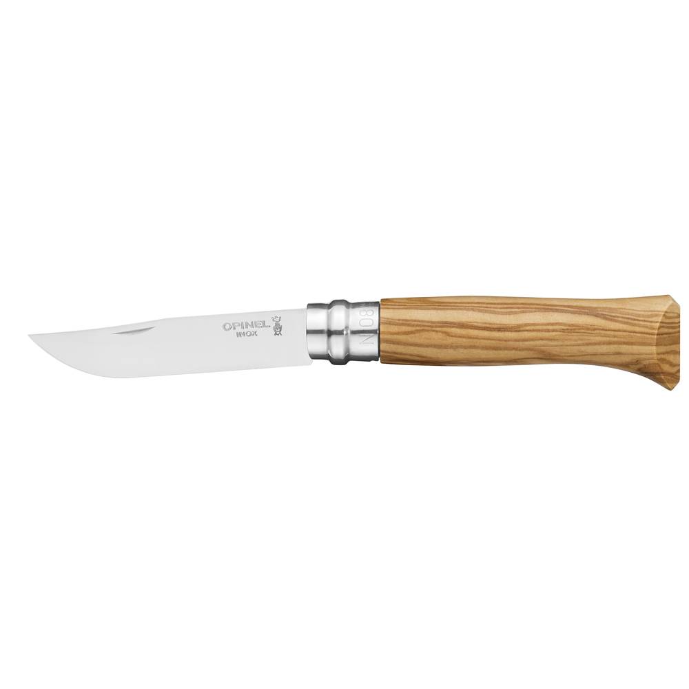 Opinel - Cuchillo n°8 en olivo con hoja inox 2020 - Imagen 1