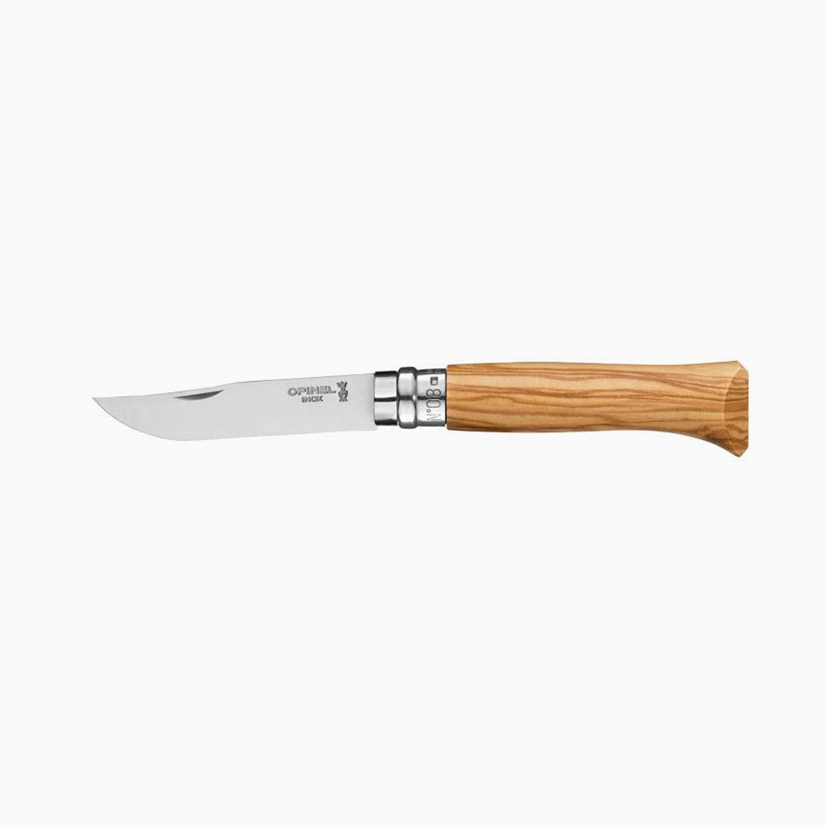 Opinel - Cuchillo n°8 en olivo con hoja inox 2020 - Imagen 2