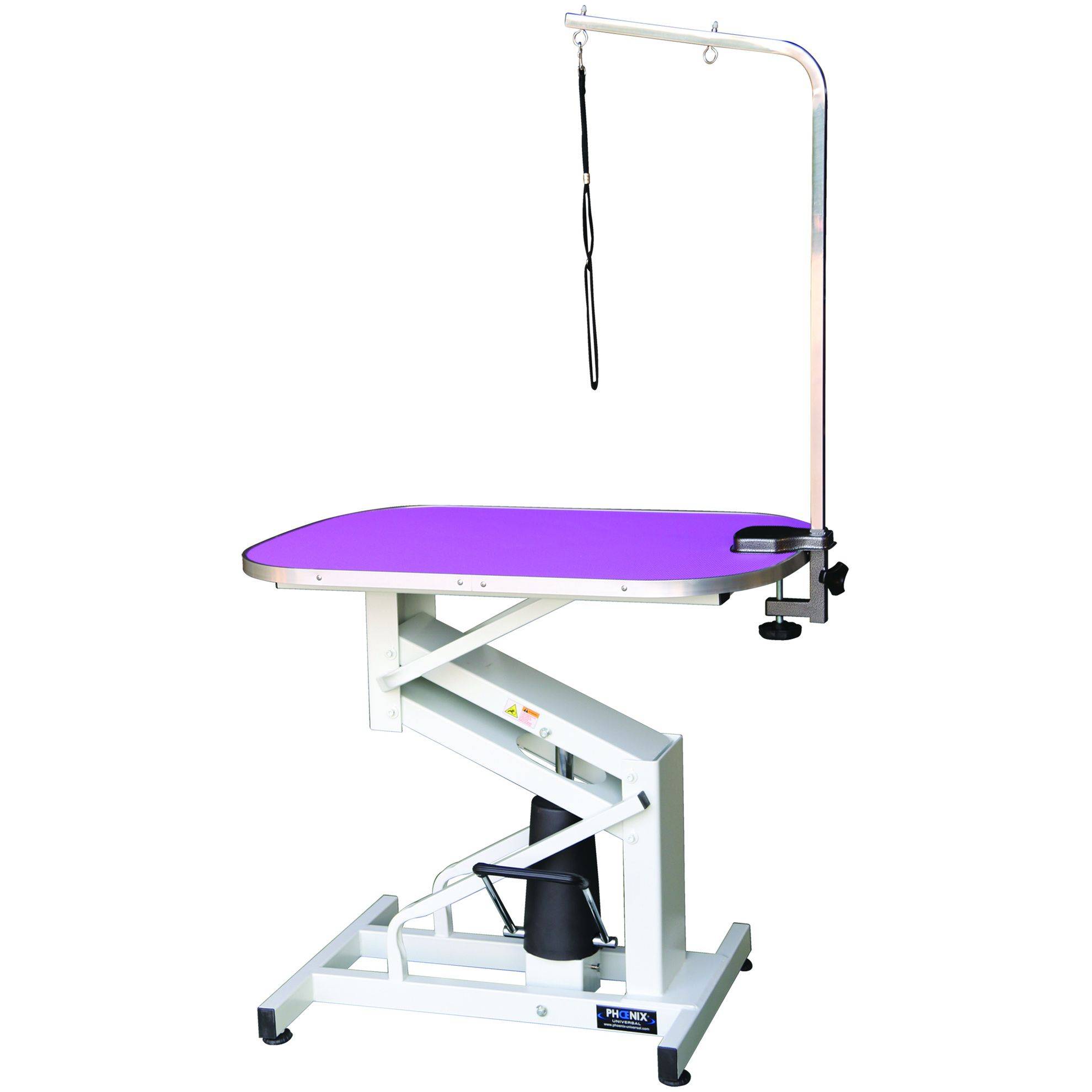Phoenix Universal - Table toilettage Elevatrice Helios Plateau Violet PHOENIX UNIVERSAL