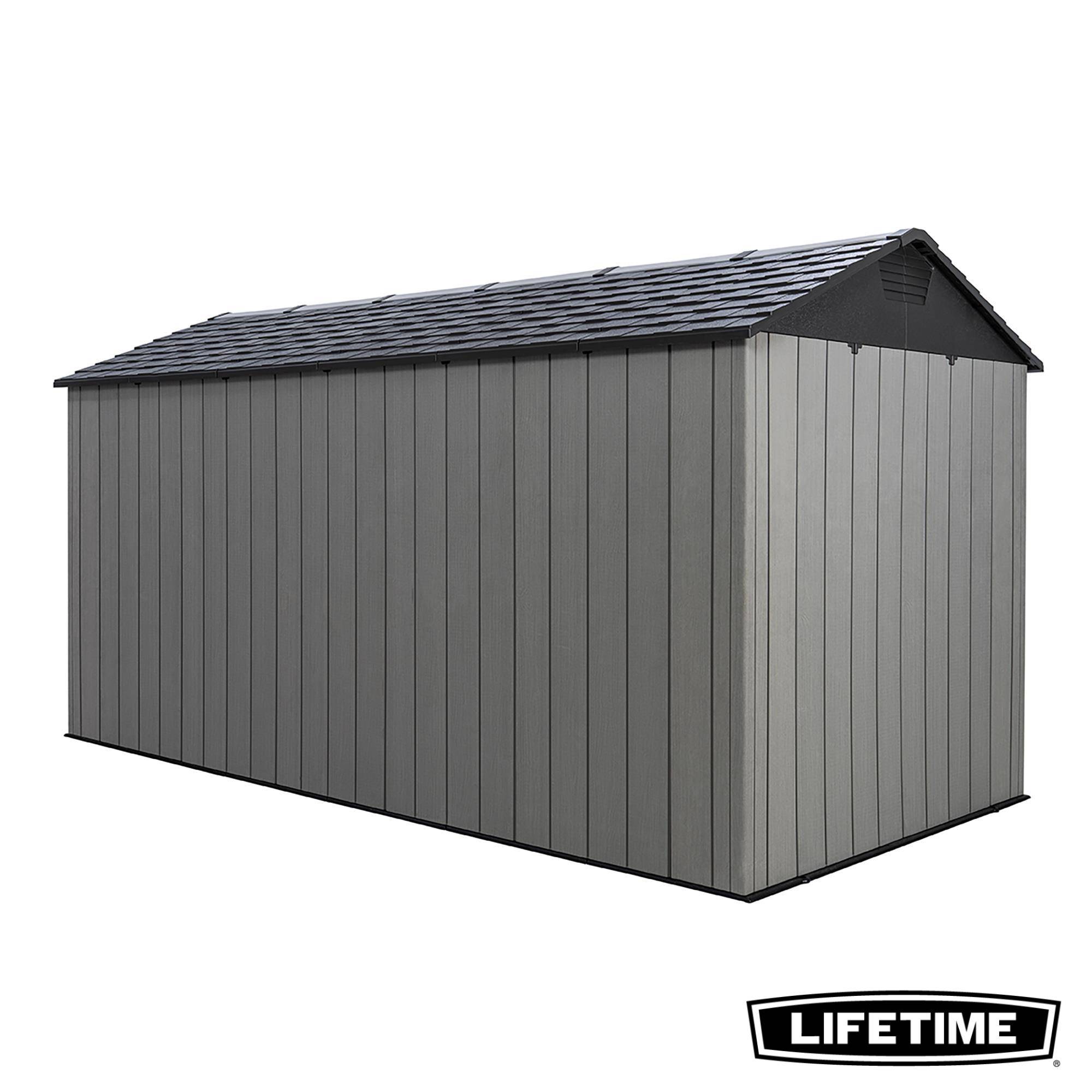 Lifetime - Abri de jardin résine 8.2 m2 (4.26 x 2.14 m) LIFETIME #60477 - Image 2