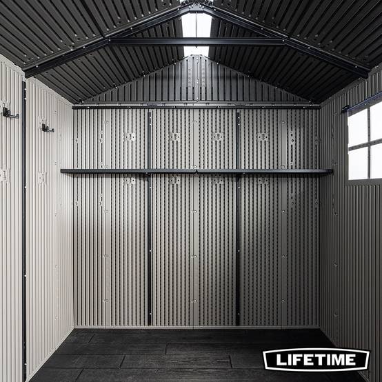 Lifetime - Abri de jardin résine 8.2 m2 (4.26 x 2.14 m) LIFETIME #60477 - Image 4