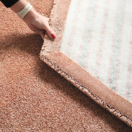 Decoweb - Tapis doux poils longs - Touch rose corail - 250 x 350 cm - Decoweb - Image 5