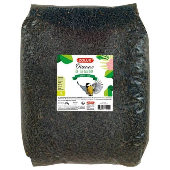 Zolux - Tournesol graine pour oiseaux de jardin sac 4.5 kg - Image 1