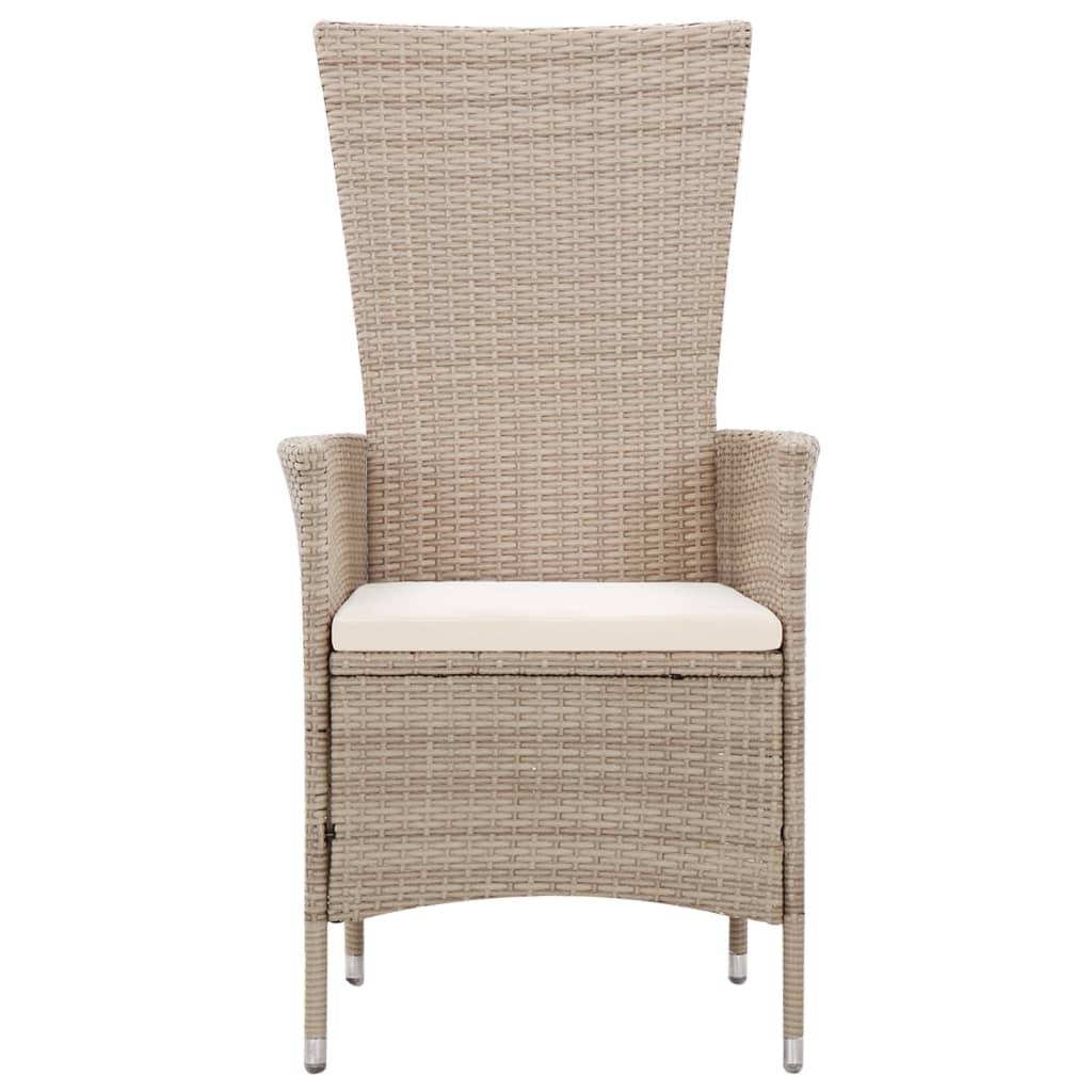 Vidaxl - Ensemble à manger d'extérieur 7 pcs coussins Résine tressée vidaXL 46040 - Imagen 9