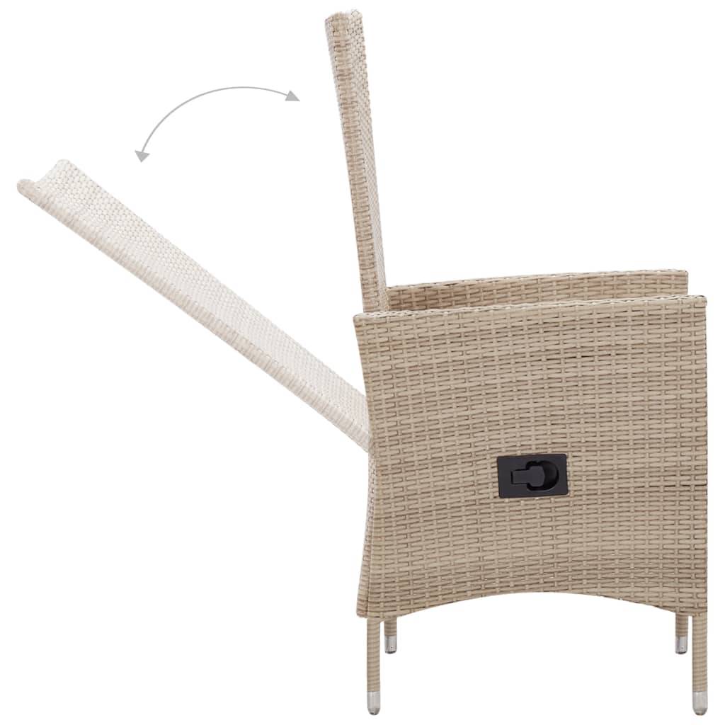 Vidaxl - Ensemble à manger d'extérieur 7 pcs coussins Résine tressée vidaXL 46040 - Imagen 7