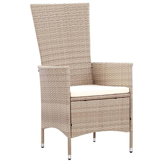 Vidaxl - Ensemble à manger d'extérieur 7 pcs coussins Résine tressée vidaXL 46040 - Imagen 2
