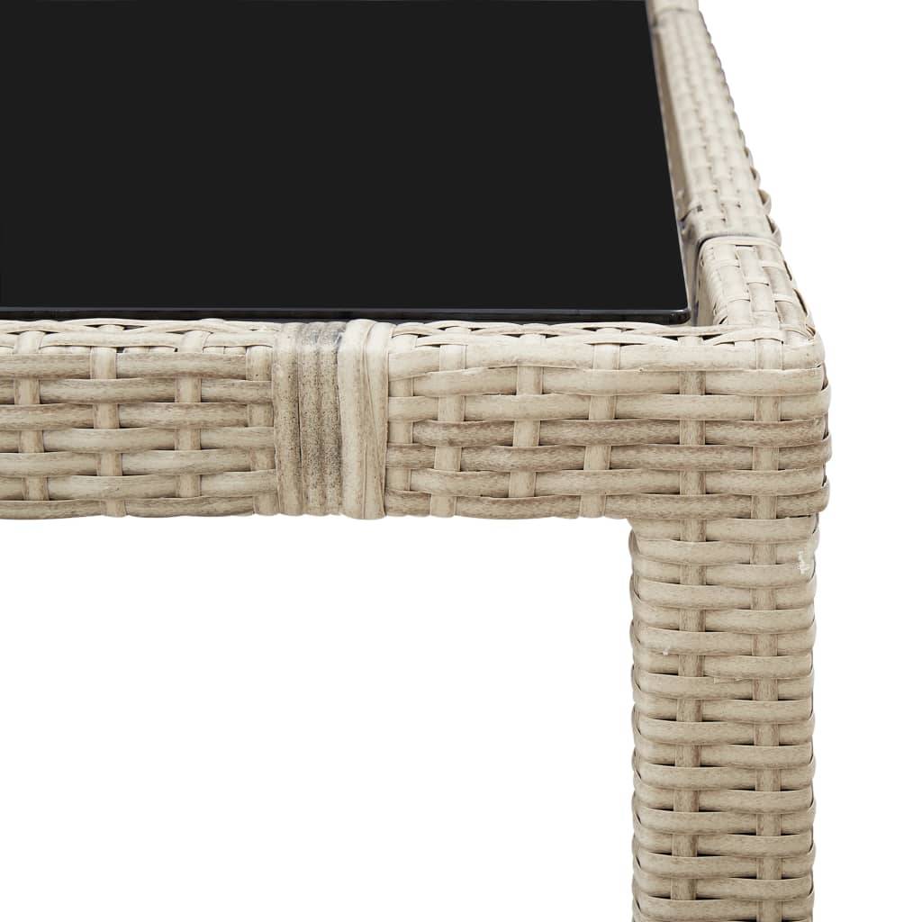 Vidaxl - Ensemble à manger d'extérieur 7 pcs coussins Résine tressée vidaXL 46040 - Imagen 4