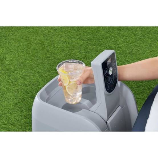 Bestway - Spa gonflable BESTWAY - Lay-Z-Spa Miami - 120 airjets - 180 x 66 cm - 2 a 4 places - Rond (couverture, cartouche, diffuseur) - Image 5