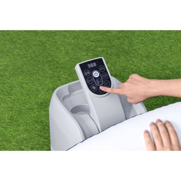 Bestway - Spa gonflable BESTWAY - Lay-Z-Spa Miami - 120 airjets - 180 x 66 cm - 2 a 4 places - Rond (couverture, cartouche, diffuseur) - Image 4