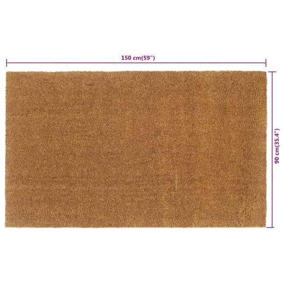 Paillasson XXL Très Épais en Coco Naturel Renforcé 24mm Idéal Magasin ou Grande Demeure Familiale 90x150 cm – ComfortXL Outdoor Living - Image 6