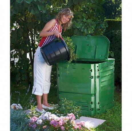 Garantia - Composteur Thermo-King Vert + grille de fond, Contenance 400 L - Image 2