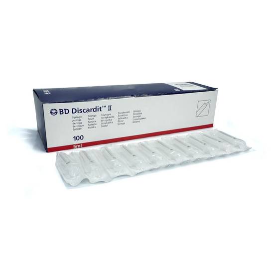 Boite de 100 seringues de dosage 5 ml - BD Discardit - Image 1