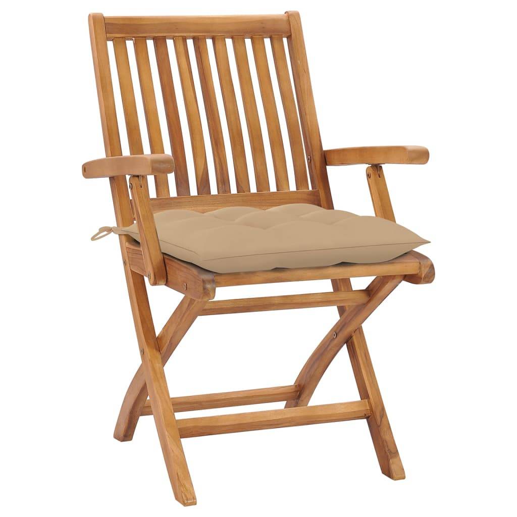 Prolenta Premium - Lot de 4 Chaise bois composite  Louan Beige 56 X 58 X 88 cm  - P87209B - Image 2