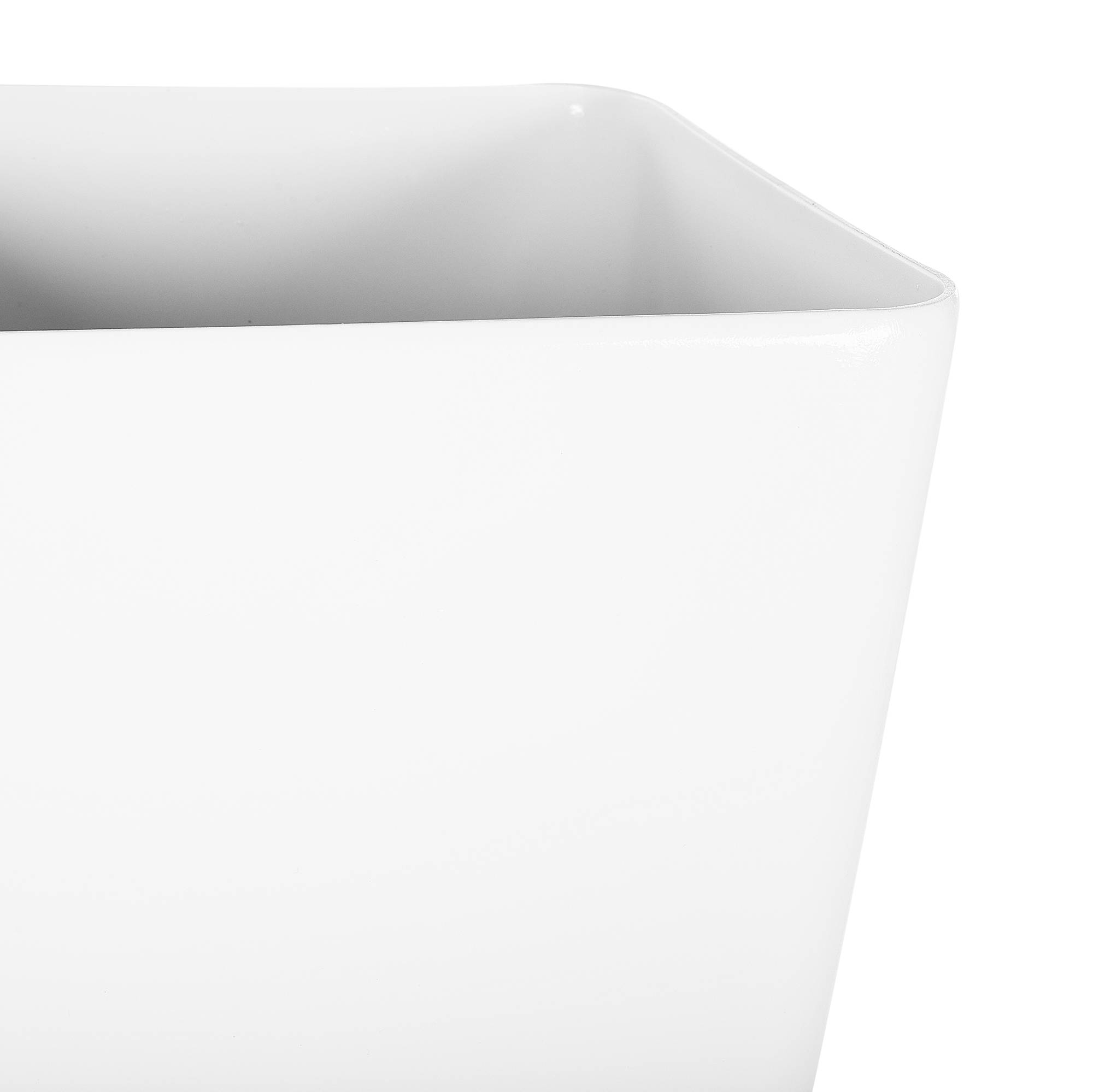 Beliani - Pot de fleurs blanc 76 cm pour l'intérieur et l'extérieur - Imagen 4