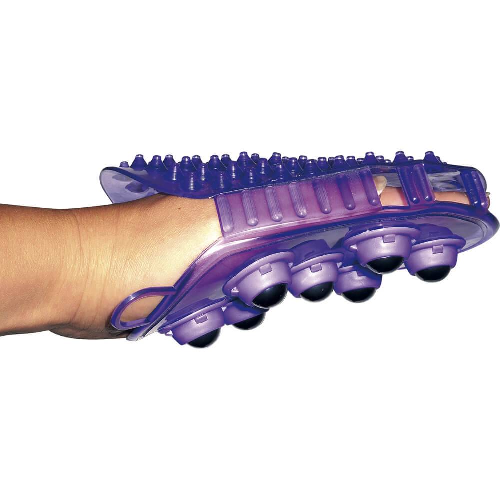 Norton - Gant double face étrille et massage violet - Imagen 2