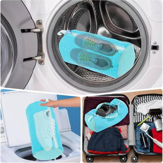 STFYUG Sac Lavage Chaussures, Lavage Chaussures à Machine à Laver, Sac De Lavage Machine à Laver Pour Chaussures Portable Avec Fermeture Éclair, Protégez Vos Chaussures Contre Les Dommages STFYUG Sac Lavage Chaussures, Lavage Chaussures à Machine à Laver, Sac De Lavage Machine à Laver Pour Chaussures Portable Avec Fermeture Éclair, Protégez Vos Chaussures Contre Les Dommages