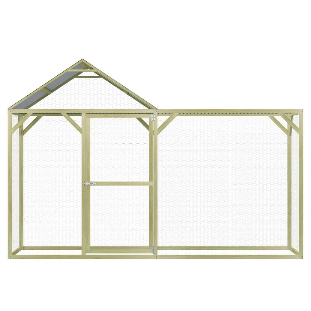 Helloshop26 - Poulailler 3 x 1,5 x 2 m pinède imprégnée - Imagen 2