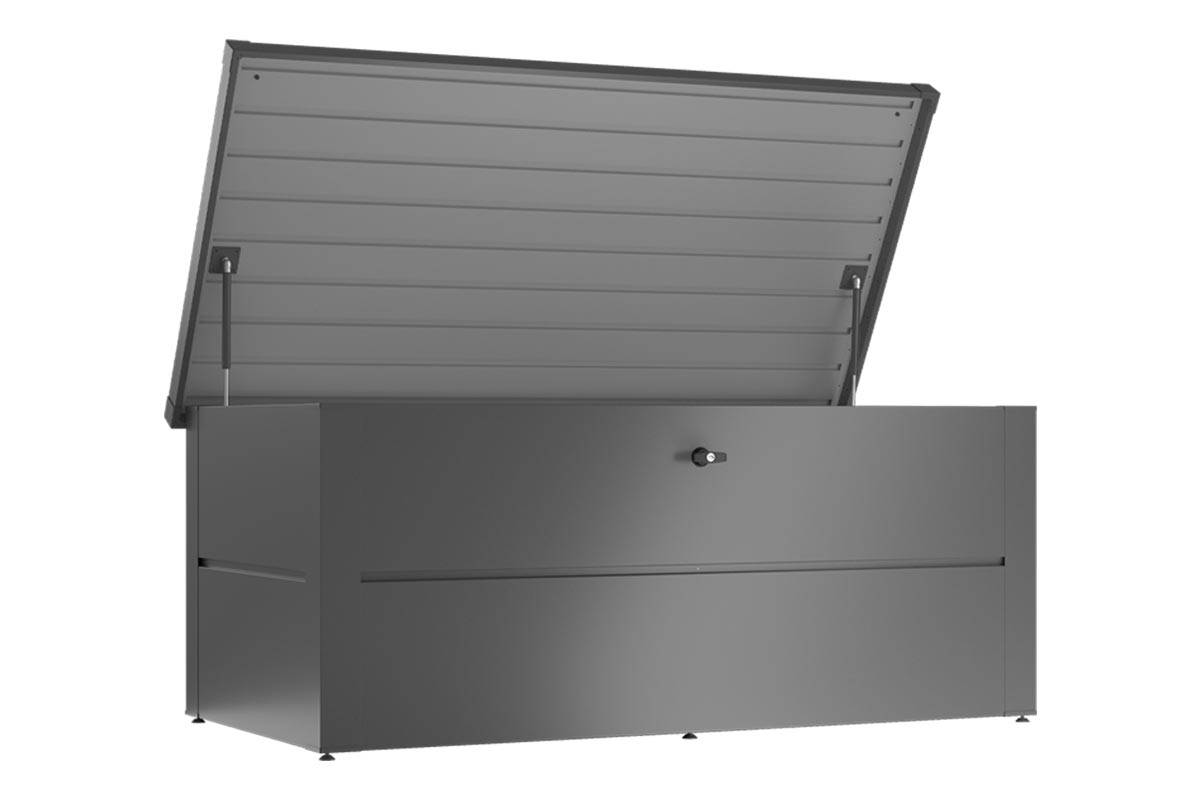 Guardi - Coffre de jardin - taille M - Anthracite - 165x85x69 - acier Guardi - Imagen 2