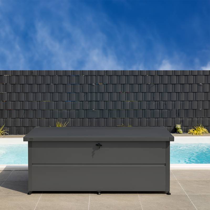 Guardi - Coffre de jardin - taille M - Anthracite - 165x85x69 - acier Guardi - Imagen 4