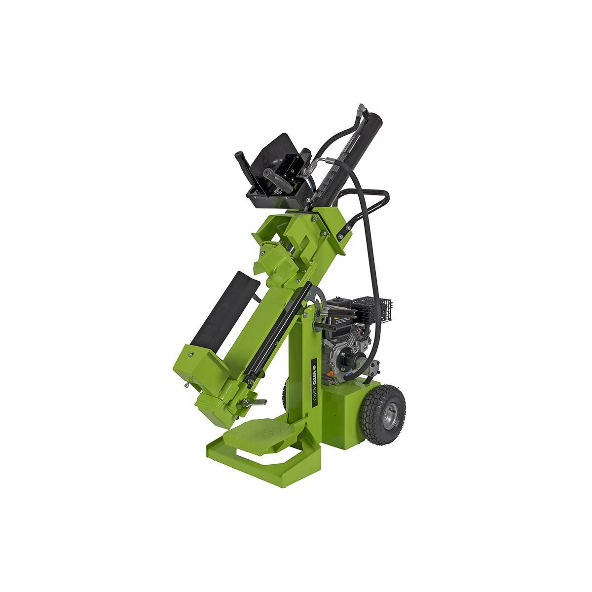 Fendeuse à bois thermique 12 tonnes Bûches Longueur 52cm Ø30cm Moteur essence 4T 7CV VITO