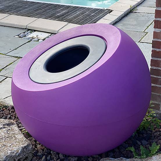 Pot de fleurs sphérique xxl dolce vita 300l-lot de 2 - Image 3