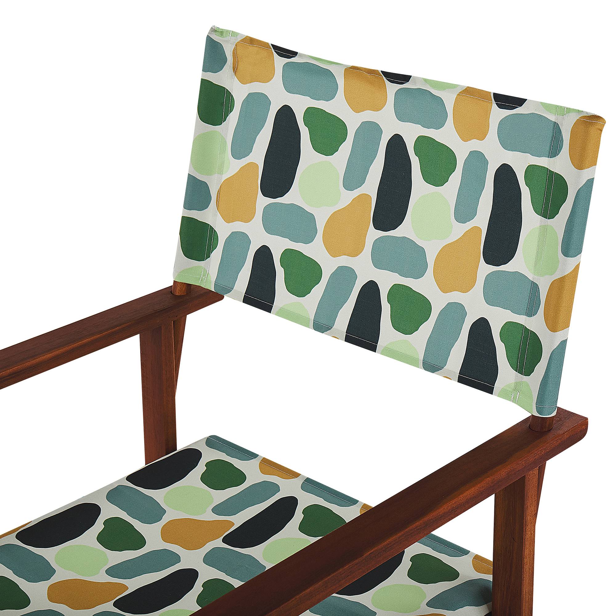 Beliani - Chaise de jardin Tissu Multicolore CINE - Beliani - Imagen 5