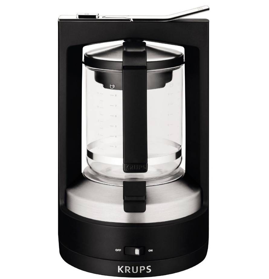 Cafetière à pression 12 tasses 850w noir KM468910 Krups