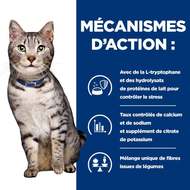 CROQUETTES CHAT ADULT PRESCRIPTION DIETS C/D URINARY STRESS + METABOLIC - HILL'S 8 kg - Image 5
