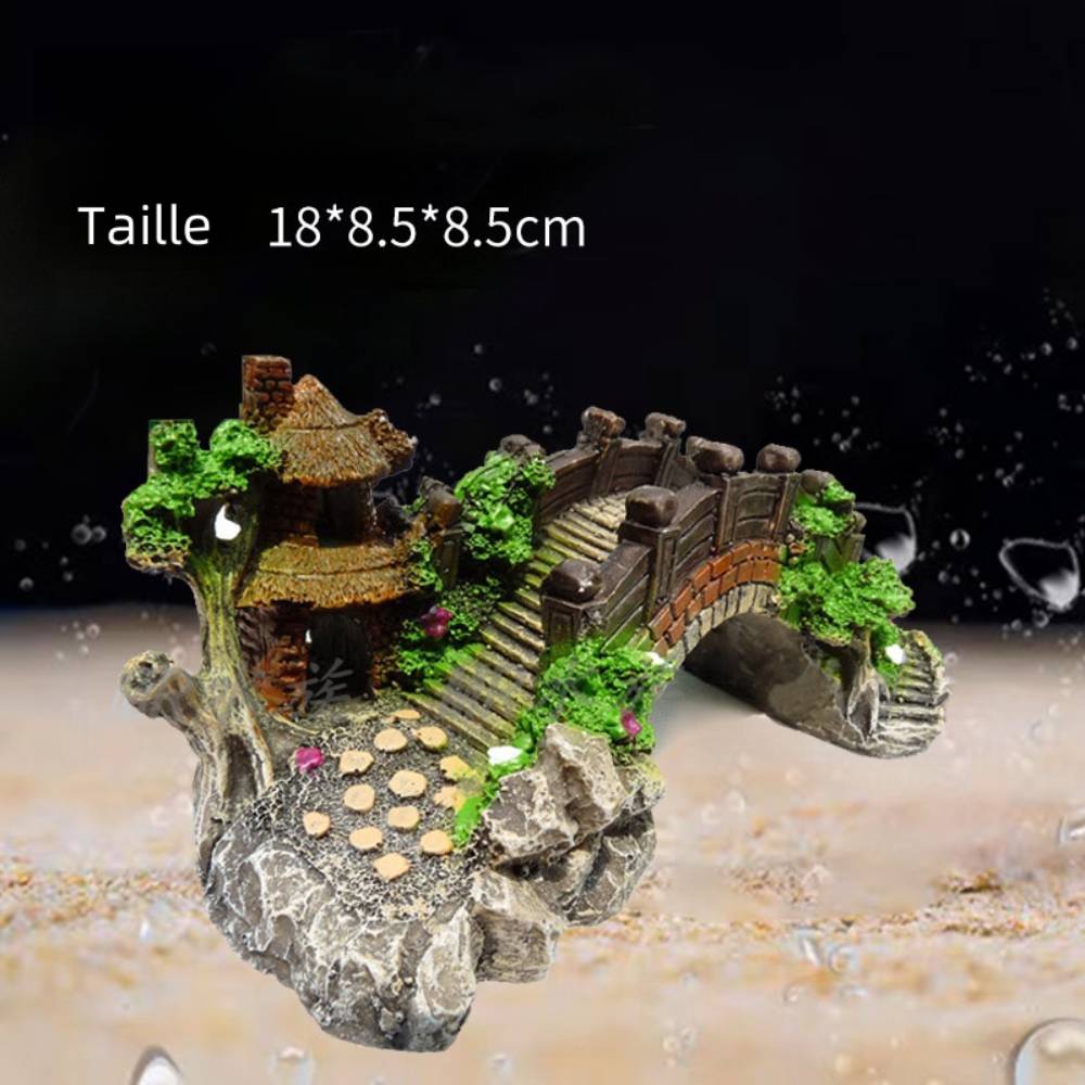 Pont décoratif pour aquarium - IntiMeg - Image 3
