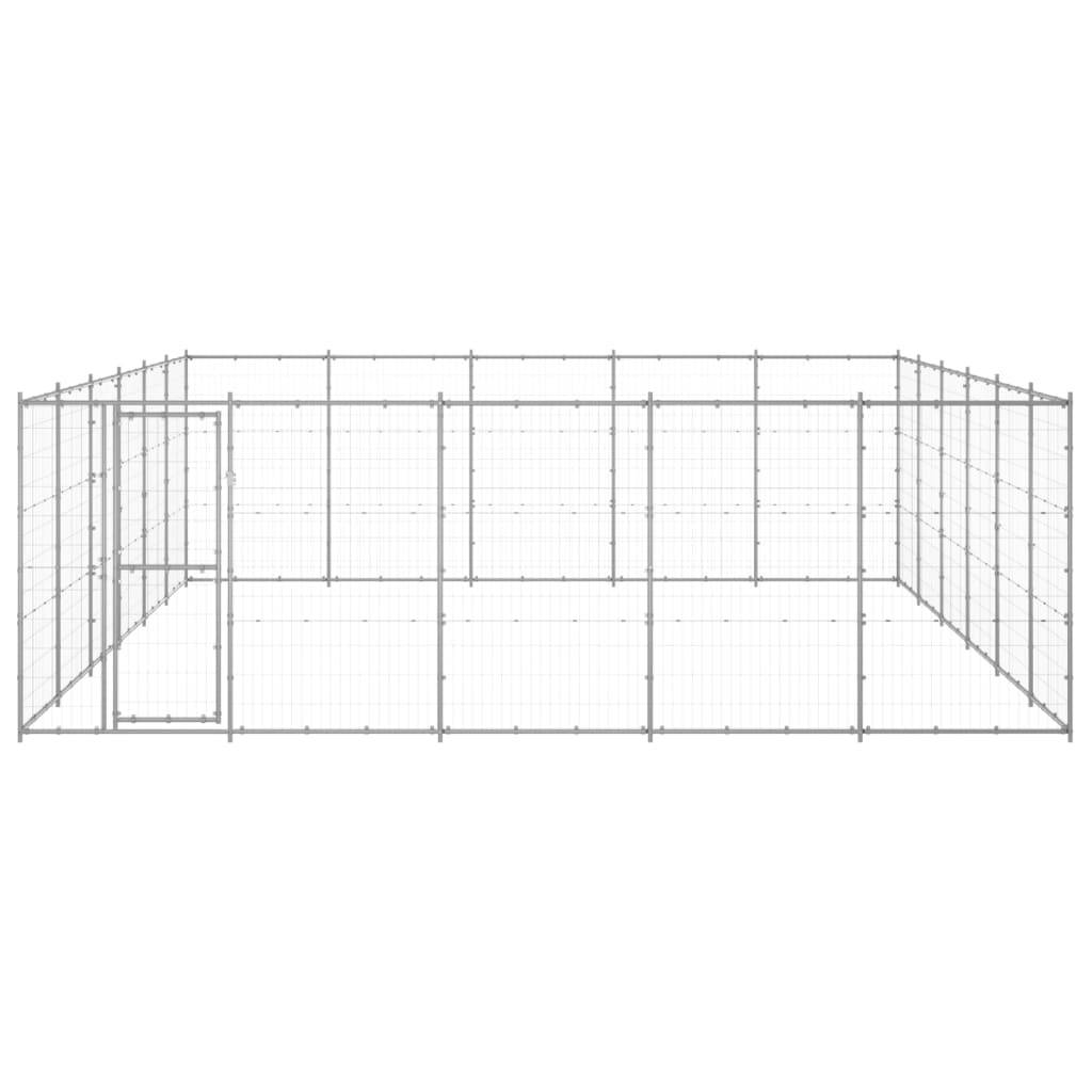 Vidaxl - Chenil extérieur Acier galvanisé 36,3 m² vidaXL 3082329 - Imagen 2