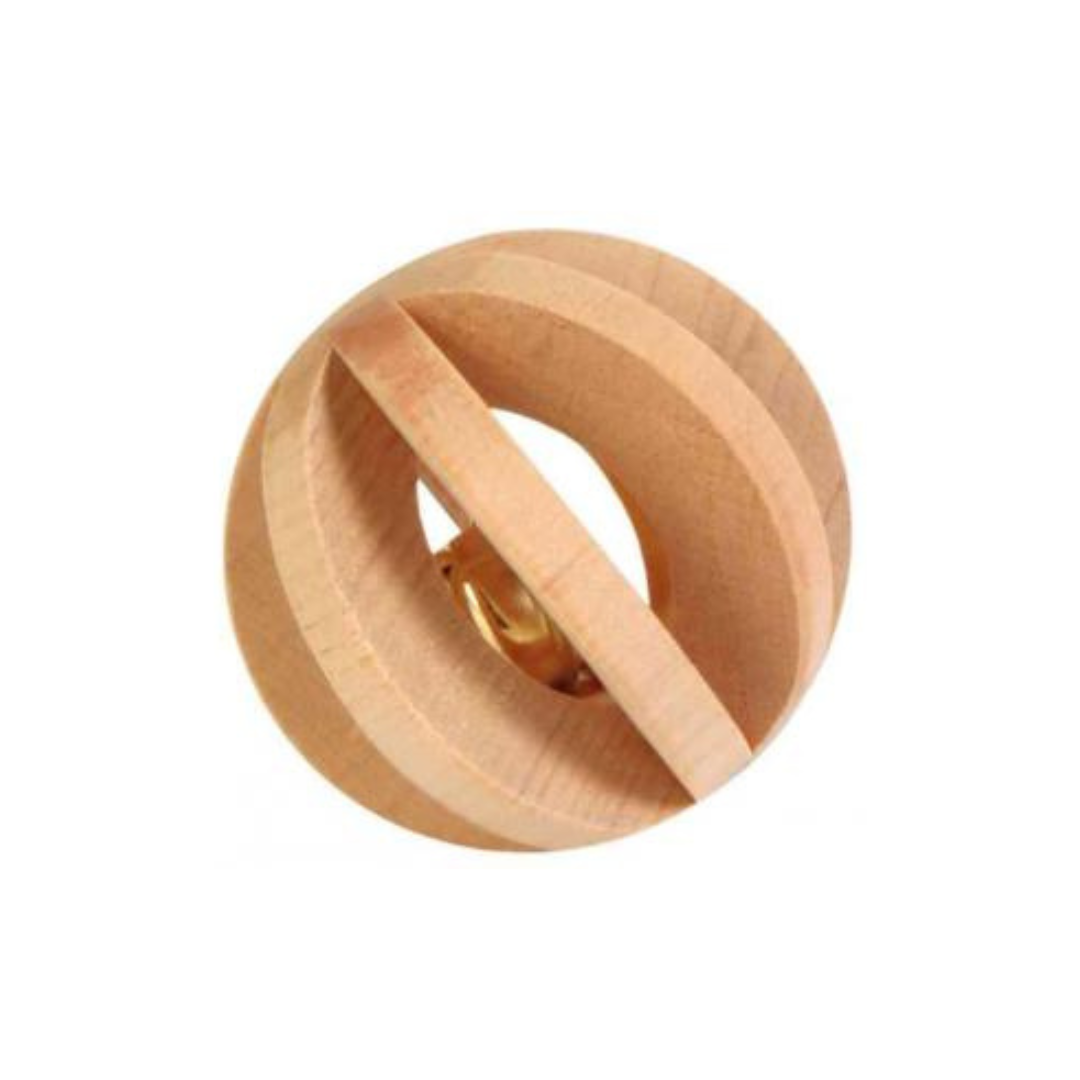 Trixie - Pelota de madera con campanilla