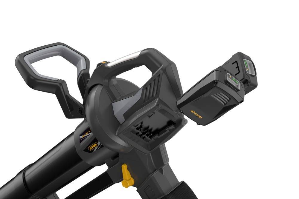 Alpina - Kit Souffleur/Aspirateur/Broyeur AV 20 Li, 20 V (0,6 kW), inclut 2 batteries 4 Ah + double chargeur, bac de ramassage 45 L - Alpina - Image 4