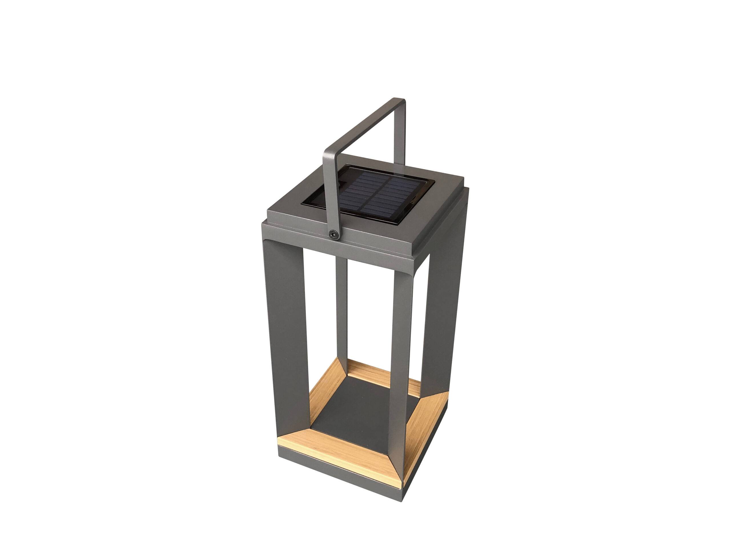 Wilsa Garden - Lampe solaire de jardin en aluminium LED anthracite PIANA - Imagen 2